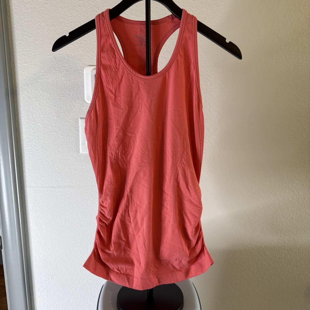 Athleta Women's Renew Seamless Racerback Tank Pink Size S